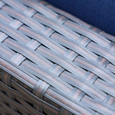 Outdoor Sectional Chairs With Cushions & Armrests - Captiva Designs - Image 7