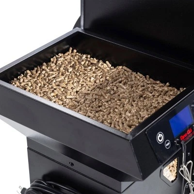 Dyna-Glo DGSS7002BPW-D 20lb Hopper Signature Series Wood Pellet Grill, Black - Image 3