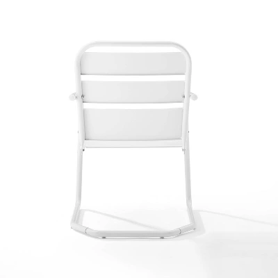 Brighton 2pc Metal Chair - White - Crosley - Image 4