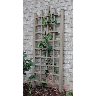 64" Camelot Vinyl Trellis - Mocha - Dura-Trel