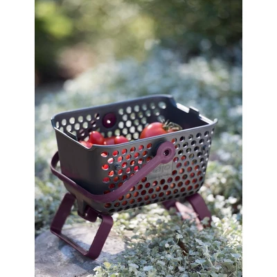 Gardener's Supply Company Multipurpose Mini Garden Basket | Mini Mod Hod For Collecting, Carrying, And Cleaning | Folding Legs And Handle | 9.5"L X 7" - Image 3