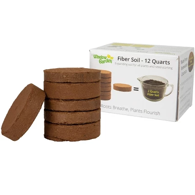 Window Garden 12qt Expanding Organic Fiber Soil - Image 5