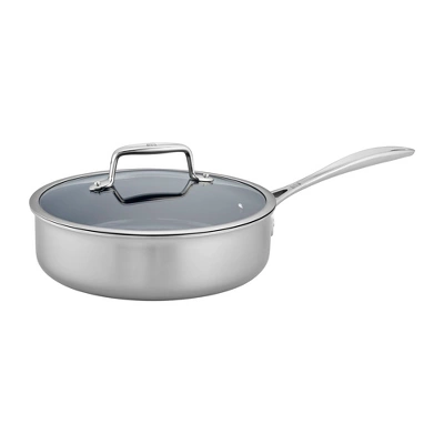 ZWILLING Clad CFX Stainless Steel Ceramic Nonstick Saute Pan - Image 6