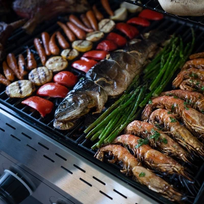 Megamaster 6-Burner Gas Grill With Stainless Steel Tong 720-0983CTG - Image 6