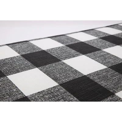 2pk Anderson Squared Corners Outdoor Seat Cushions Black - Pillow Perfect - Image 3