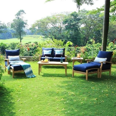 Caterina Teak Patio Coffee Table - Cambridge Casual - Image 3