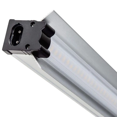 SunBlaster 48" Prism Lens 48W 6400K Full Spectrum LED Strip Light Indoor Greenhouse Plant Grow Lamp With Built-In Reflector & Mounting Clips - Image 2