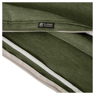 Montlake Fadesafe Square Patio Dining Seat Cushion Set - Fern Green - Classic Accessories - Image 7