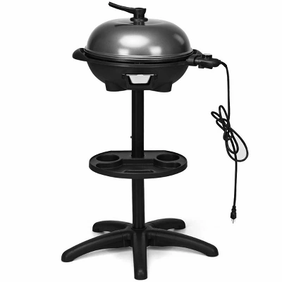 Costway Electric BBQ Grill 1350W Non-stick 4 Temperature Setting Outdoor Garden Camping - Image 9