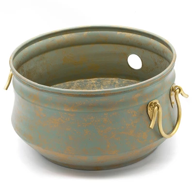 Steel Sedona Hose Pot With Lid - Green - Good Directions - Image 5
