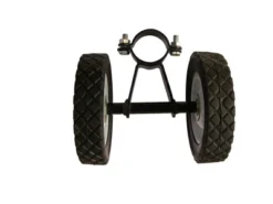 The Hamptons Collection 10” Black Rubber And Steel Hammock Stand Wheel Kit