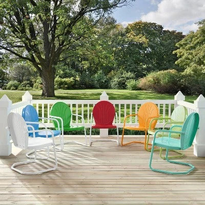 Griffith Metal Chair Key Lime - Crosley - Image 11