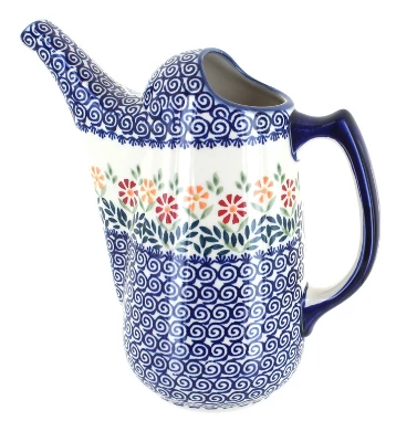 Blue Rose Polish Pottery K055 Manufaktura Watering Can - Image 4