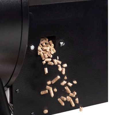 Dyna-Glo DGSS700BPW-D-KIT 20lb Hopper Signature Series Wood Pellet Grill And Cabinet, Black - Image 4