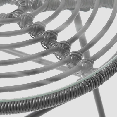 3pc Pigment Iron Modern Boho Chat Set Gray - Christopher Knight Home - Image 5