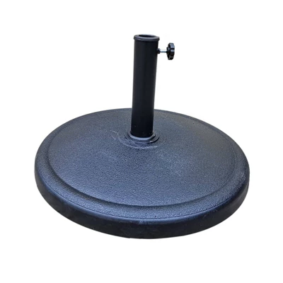 42Ibs Resin Patio Umbrella Base Black - Wellfor - Image 4
