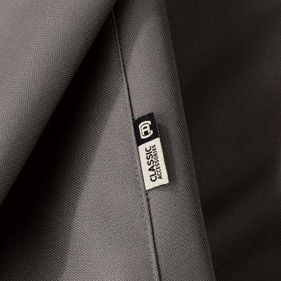 Classic Accessories Ravenna Water-Resistant BBQ Grill Cover For Island With Left And Right Grill Head, Dark Taupe - Image 8