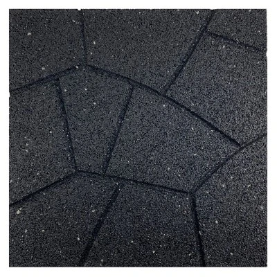 Flexon Rubber Dual Sided Decorative Lawn And Garden Stepping Stone - Set Of 3 - Image 3