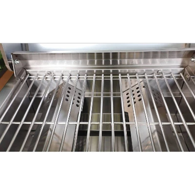 2-Burner Portable Tabletop Stainless Steel Propane Gas Grill Model 13742 - Monument Grills - Image 11