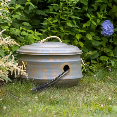 Steel Sedona Hose Pot With Lid - Green - Good Directions