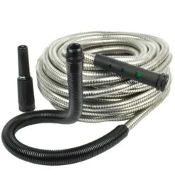 Bernini 75' Metal Garden Hose With Flex End Watering Wand