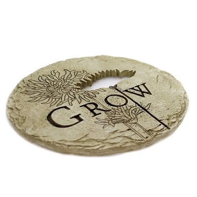 Home & Garden 11.25" Grow Garden Stone Flowers Roman, Inc - Stepping Stones And Pathways