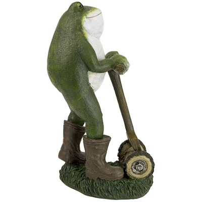 Design Toscano Moses The Garden Toad Lawn Mower Frog Statue - Image 3