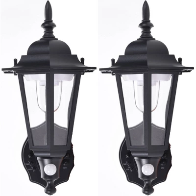 Maxsa Innovations 2pk Battery Powered Motion Activated Plastic LED Wall Sconces - Image 4