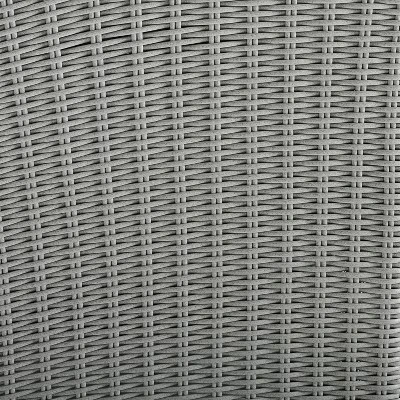 Bradenton 5pc Outdoor Wicker Seating Set With Side Table, 2 Arm Chairs And 2 Ottomans - Navy/Gray - Crosley - Image 5