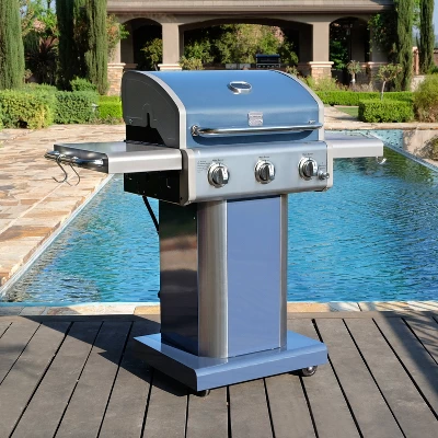 Kenmore 3-Burner Outdoor Gas BBQ Propane Grill - Image 11