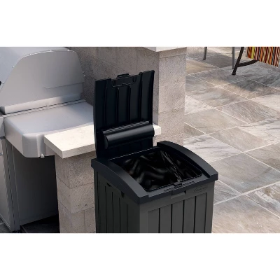 Suncast 39gal Trash Hideaway - Black - Image 2