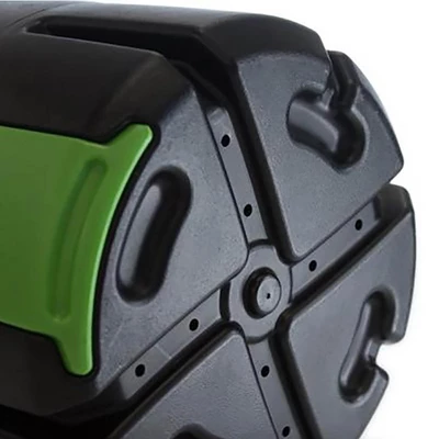 FCMP Outdoor HOTFROG 37 Gallon Single Chamber Quick Curing Tumbling Composter Outdoor Rotating Garden Compost Bin Green/Black - Image 3