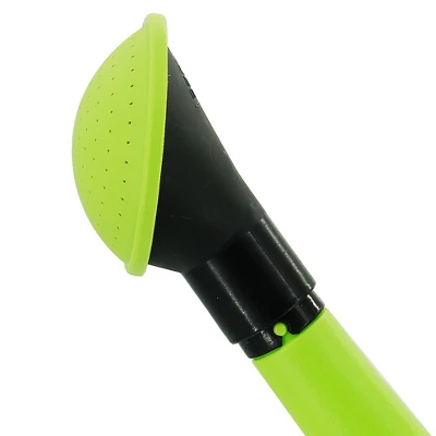 CENTURION 1.5 Gallon Folding Spout Transparent Watering Can Storage Container With Rotate Nozzle Sprayer For Outdoor Gardening, Green - Image 3