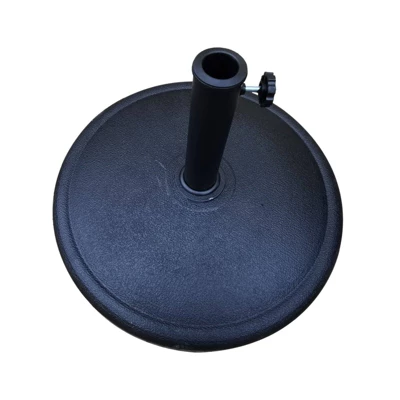 42Ibs Resin Patio Umbrella Base Black - Wellfor - Image 3