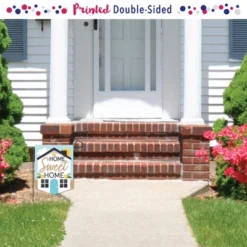Big Dot Of Happiness Welcome Home Housewarming - Outdoor Home Decorations - Double-Sided New Sweet Home Garden Flag - 12 X 15.25 Inches