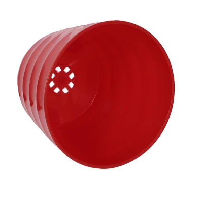 Unique Bargains Plastic Round Shape Home Garden Office Plant Planter Flower Pot 1 Pc - Image 3