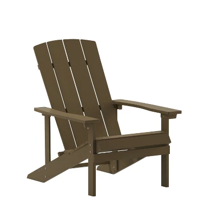 Flash Furniture Charlestown Commercial All-Weather Poly Resin Wood Adirondack Chair - Image 19