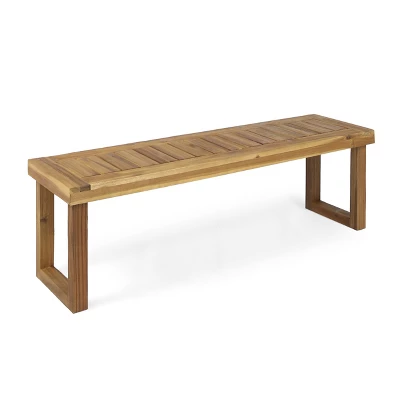 Nestor Acacia Bench - Christopher Knight Home - Image 5