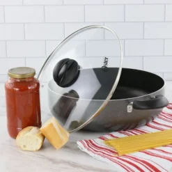 Oster® Oster Clairborne 6 Quart Nonstick Aluminum Everyday Pan In Grey