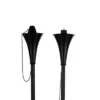 BIRDROCK HOME 2 Pack Fiji Torches - Black
