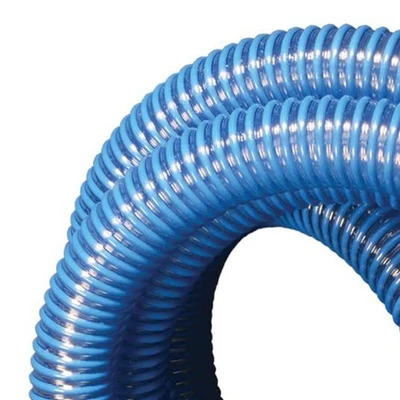 Apache 98106501 2 Inch Diameter 20 Foot Length 58 Psi PVC Flexible Industrial Pump Pool Hose With Aluminum Pin Lug Short Shank Coupling, Blue (2 Pack) - Image 2