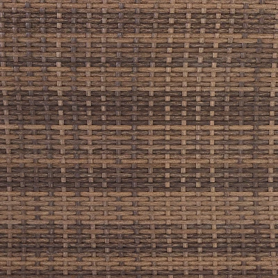 Capella 2pk Outdoor Wicker Ottomans - Cream/Brown - Crosley - Image 4