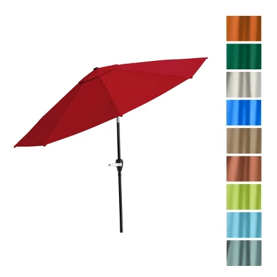 Nature Spring 10' Patio Umbrella - Red - Image 2