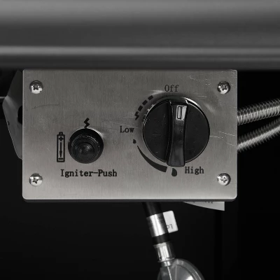 Kaplan 5pc Outdoor Conversation Set With Dante Fire Table & 4 Arm Chairs - Oatmeal - Crosley - Image 12