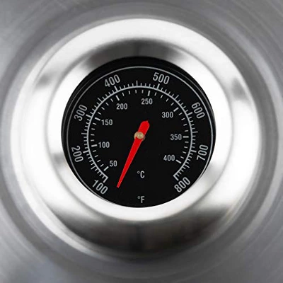 Yukon Glory Griddle Dome With Built In Thermometer, Stainless Steel 8-Inch Cover - Image 2