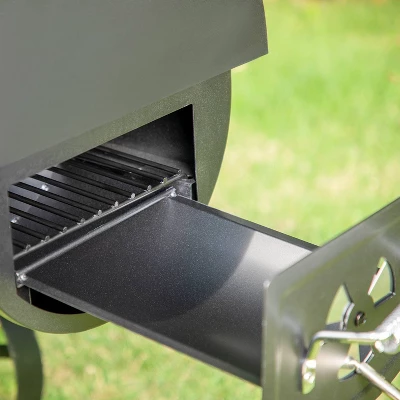 Captiva Designs E02GR016 16" Offset Charcoal Smoke - Black - Image 4