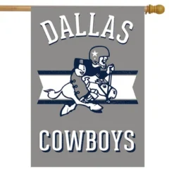 Briarwood Lane Retro Dallas Cowboys House Flag NFL Licensed Double-Sided 28"x40"