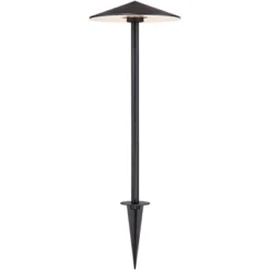 John Timberland Chesapeake 21 1/2"H Black LED Landscape Path Lights Set Of 2