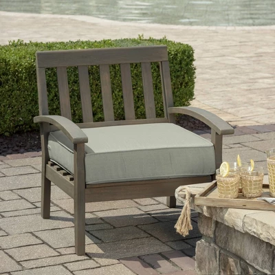ProFoam Outdoor Deep Seat Bottom Cushion - Light Gray - Arden Selections