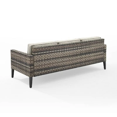 Prescott Outdoor Wicker Sofa - Crosley - Image 6
